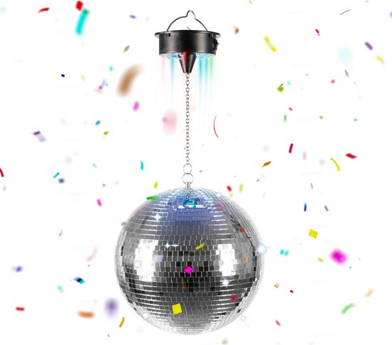 Discobal - 20 cm - met motor en led-licht | bol