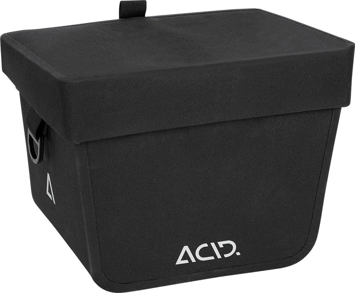 ACID Stuurtas Fiets Pure 7 FILink - 7L - Waterdicht - PVC-vrij - Reflecterend - 26 x 18 x 19 cm - Schouderband - TPU - Zwart