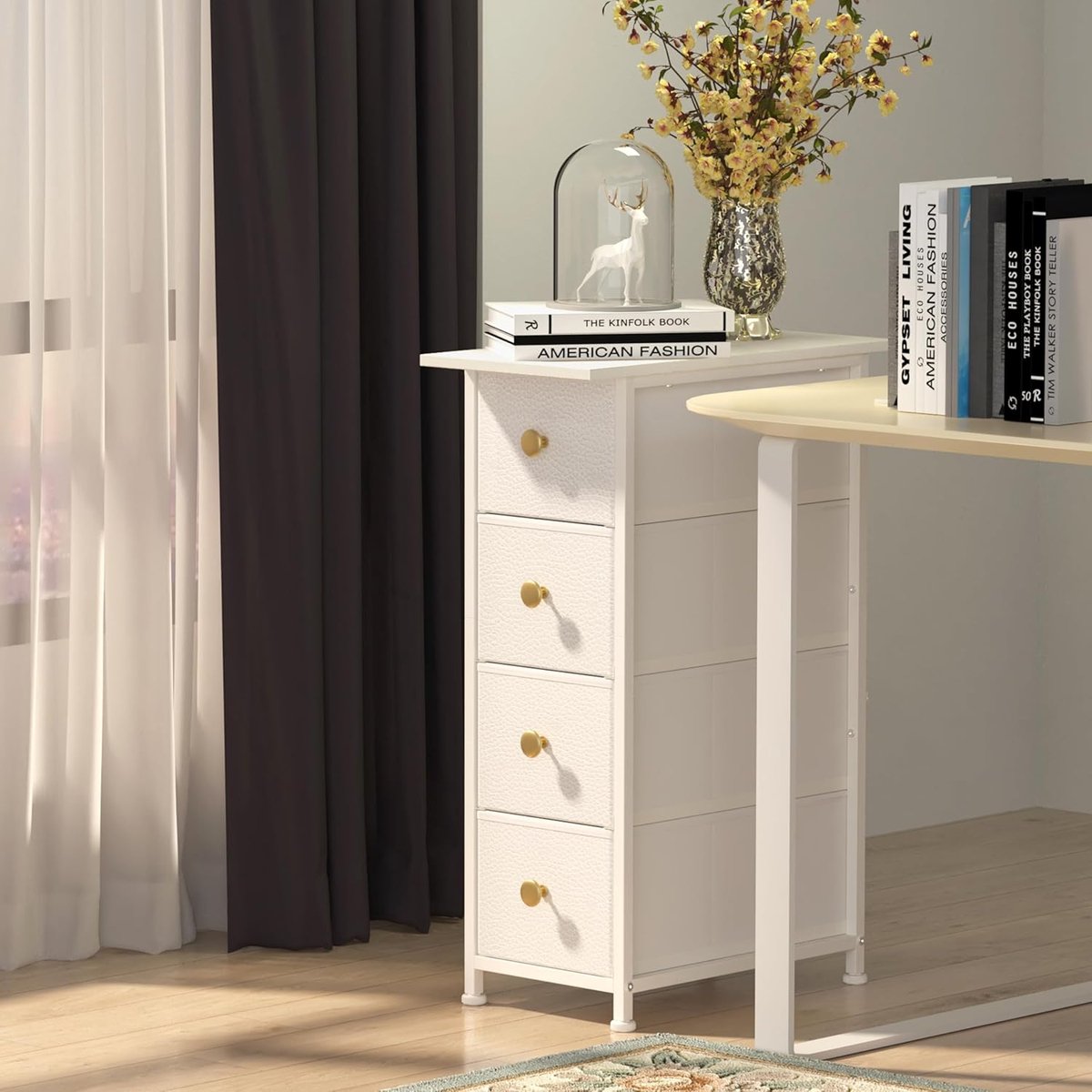Ladekast 4 Laden - Wit - Medahomestore
