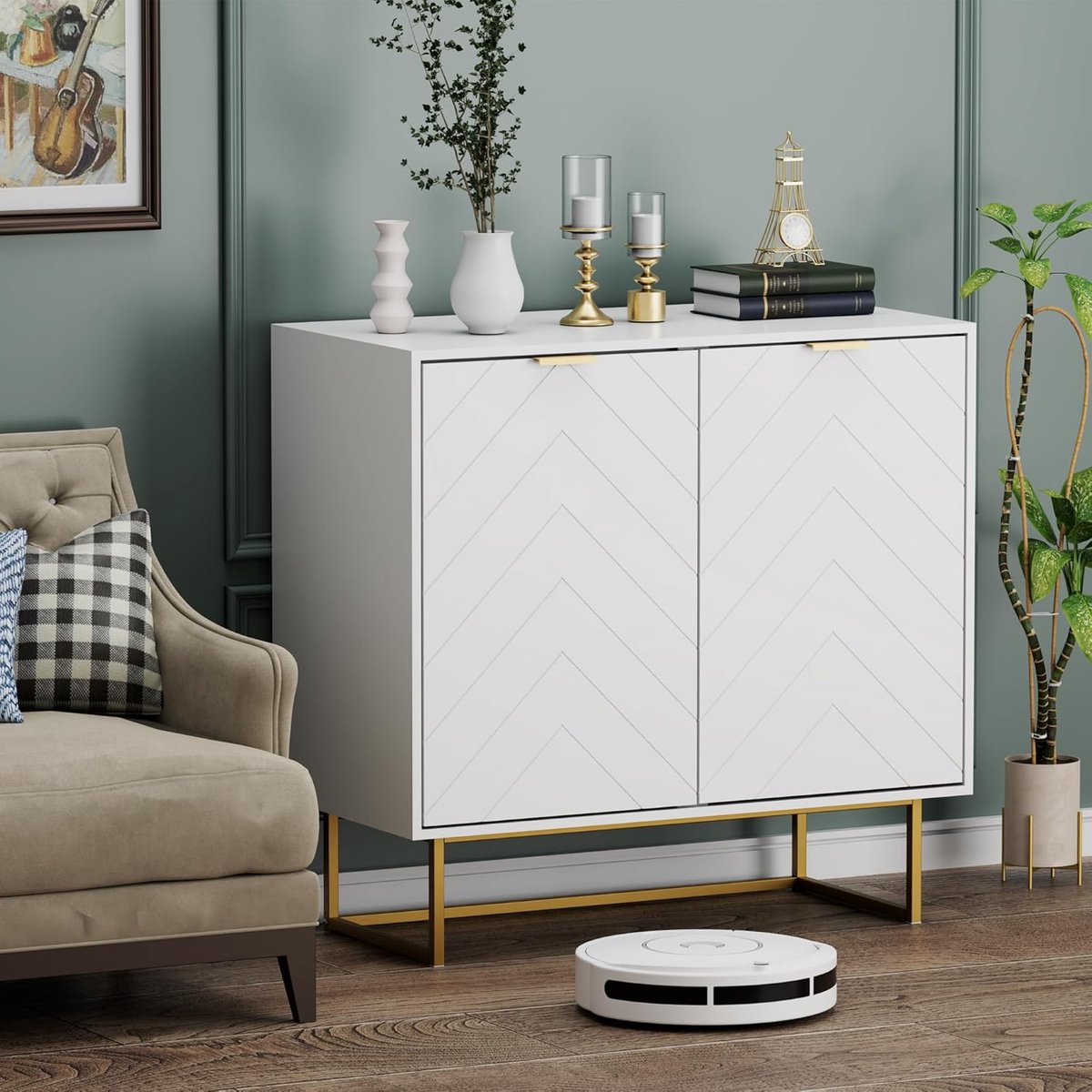 Opbergkast / Dressoir Modern Wit - Wit - Altameubel Modern Wit – 2 - Medahomestore