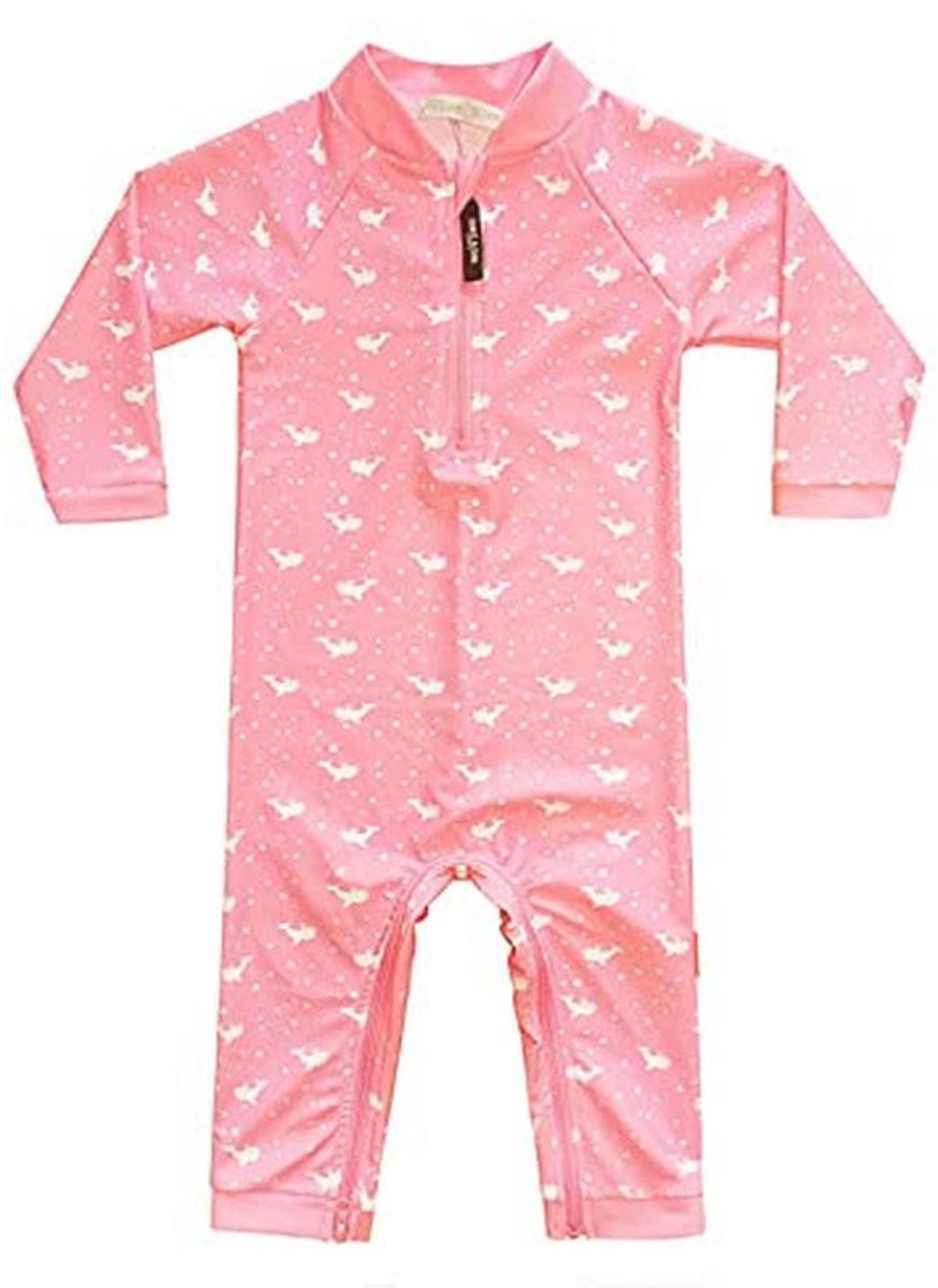 Baby Badpak UV-Bescherming 50+ met Lange Mouwen en Dubbele Rits