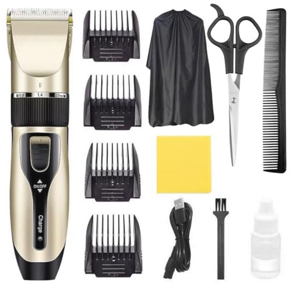 Professionele Tondeuse en Tondeuseset voor Mannen - Oplaadbare Haartrimmer en Baardtrimmer