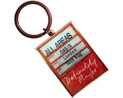 Oasis - Definitely Maybe AAA Setlist Sleutelhanger - Multicolours