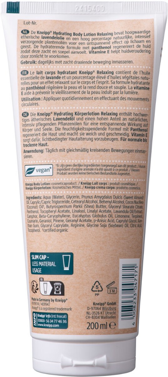 Kneipp Bodylotion Lavendel - 3 x 200 ml - Voordeelverpakking