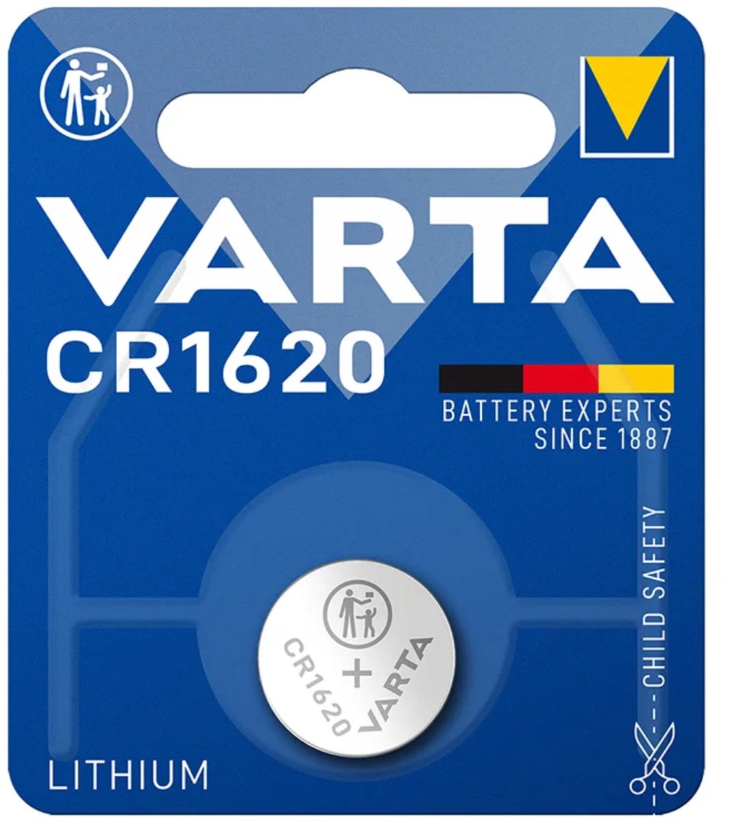 VARTA CR1620 lithium knoopcel batterij