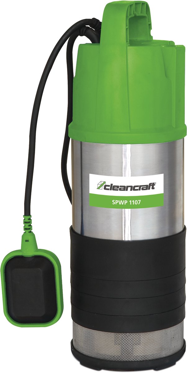 Dompeldrukpomp voor helder water capaciteit 6960 l/h opvoerhoogte 42 m 1,1 kW 230 V Cleancraft SPWP 1107