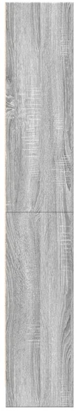 vidaXL Bibliothèque 60x24x143 cm Bois Gris Chêne Sonoma - Bibliothèque - Étagère à Boeken - Étagère