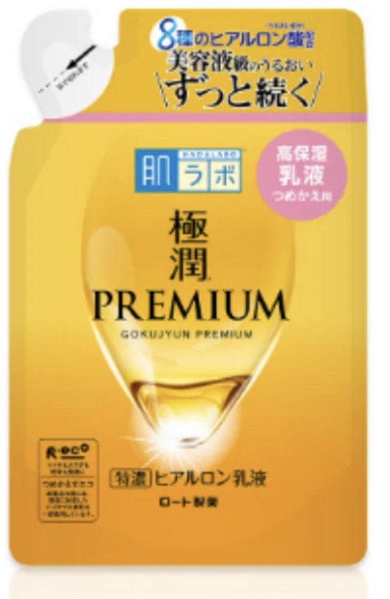 Hada Labo Gokujyun Premium Hydrating Milk - 140 ml - REFILL