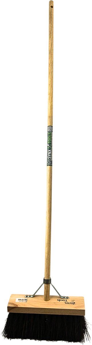 Synx Tools Bahia Bezem natuurvezel haren - Straatbezem Bahia haren - Bezems Buiten - Schrobborstels - Buitenbezem - schoonmaakartikelen - Incl. Steel 150cm van Synx Tools — afbeelding 2