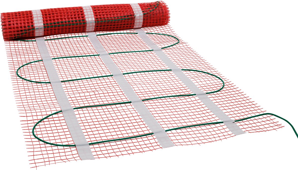 3mm zelfklevende vloerverwarmingsmat 160W/m2 1m2