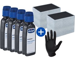 Geberit Aquaclean ontkalkingsmiddel + Keramische Honingraatfilters Type 3 Voor Tuma En Mera - set 2 stuks met Latex handschoen