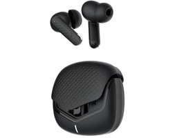 Noise Buddies Pulse - Draadloze oordopjes met Noise Cancelling - Bluetooth - Zwarte in ear bluetooth oordopjes - ANC + ENC