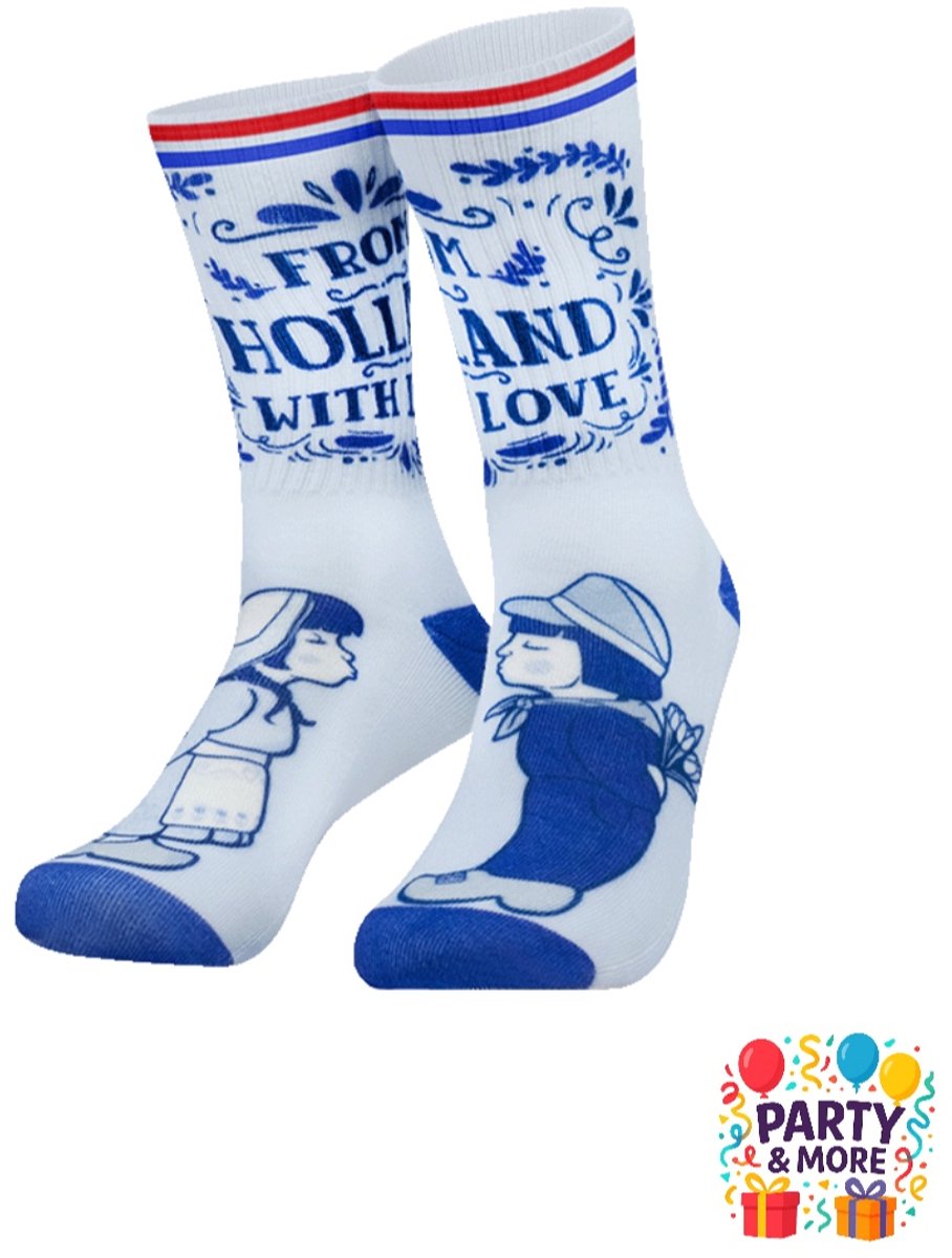 Sokken Holland - Delftsblauw - Souvenirs - One Size