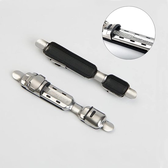 2PCS Fishing Rod Metal Reel Holder - Deck Clip - Stainless Steel Fishing Reel Holder - Fitted Wheel Reel Accessories - Visgerei Accessoires — afbeelding 2