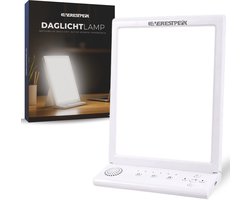 EverestPeak® Daglichtlamp – Lichttherapielamp - 8 Natuurgeluiden - 10.000 Lux - 10 Dimstanden