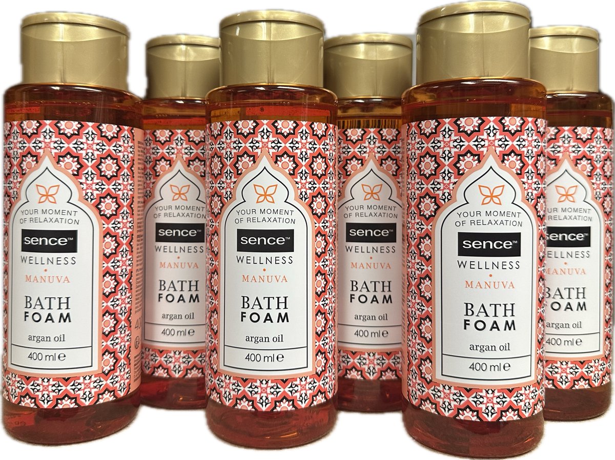 Sence Of Wellness Bath Foam Manuva 6 x 400 ml