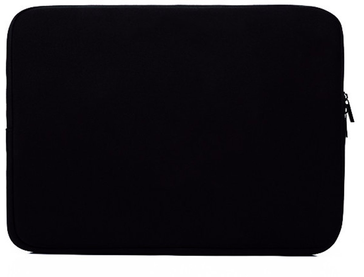 Beschermhoes voor tablet-pc - Zachte en dikke beschermhoes met ritssluiting - Laptoptas - Geschikt voor 13-inch laptops -34.5*26.5*2cm-Zwart