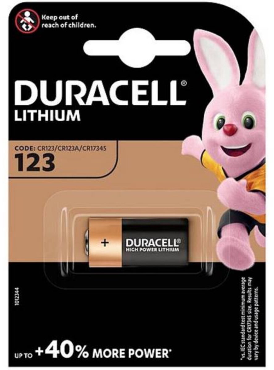 Duracell CR123A Ultra Lithium batterij