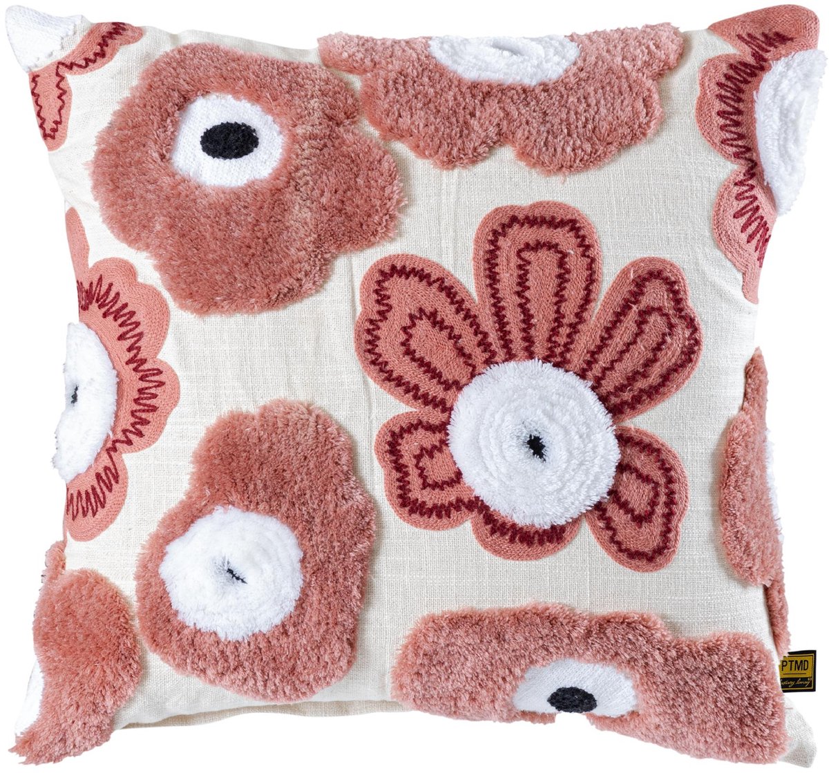 PTMD Sierkussen Primuse - Roze - 45x4x45cm