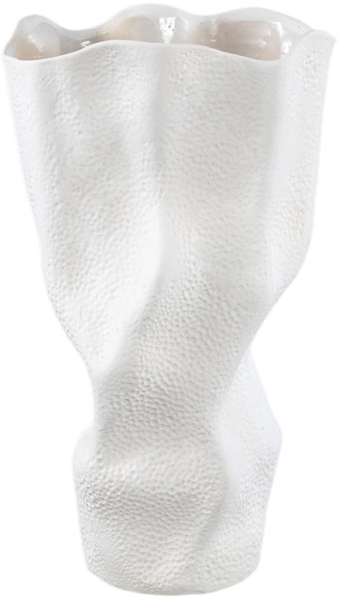 PTMD - Vaas Violettee - Wit - 26x20x46cm