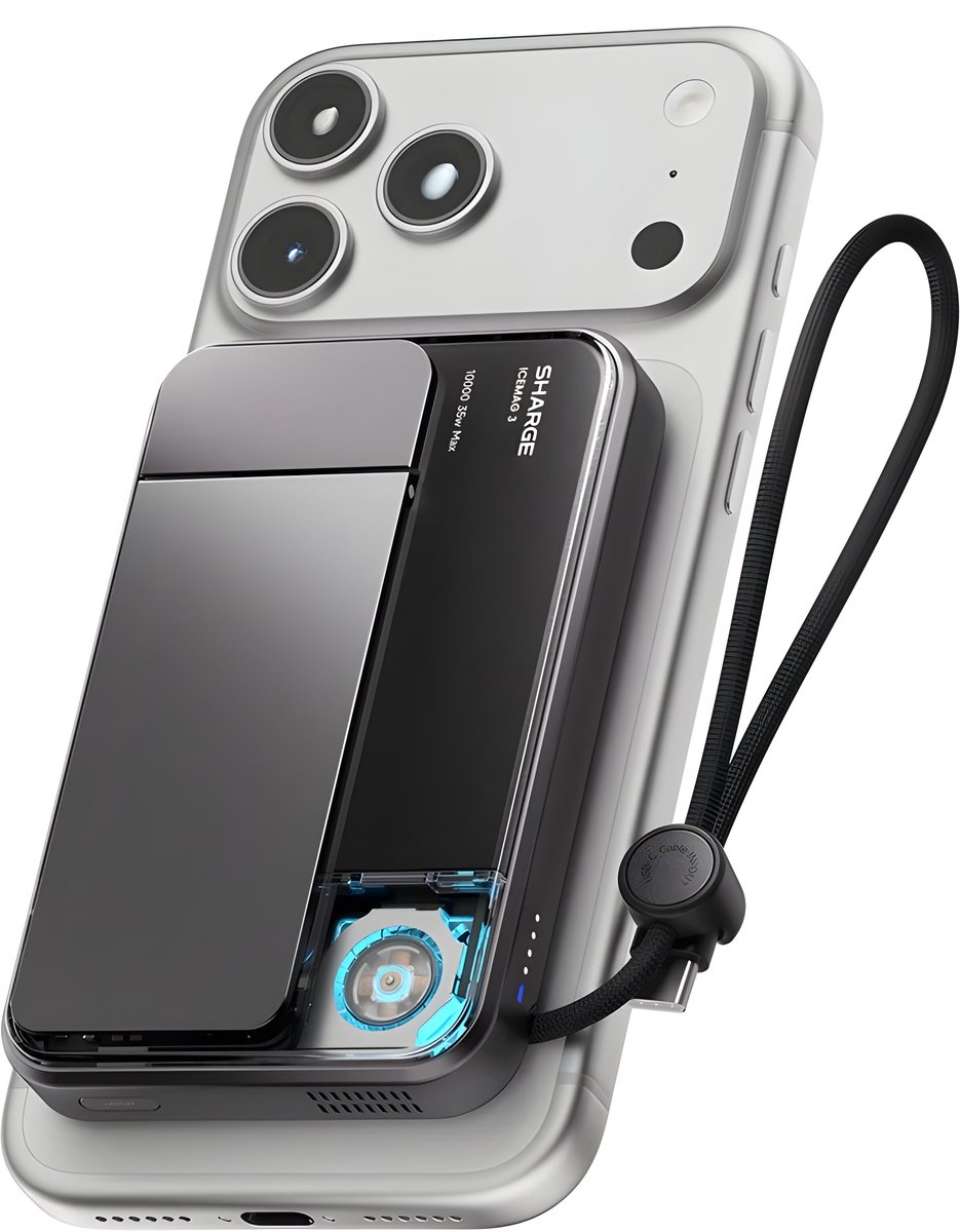 SHARGE ICEMAG 3 Powerbank Qi2.2 10000mAh- 35W - MagSafe - SHARGE - €89,00