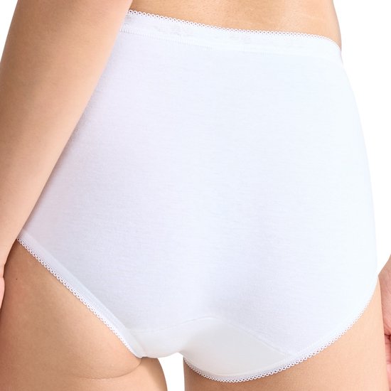 Sloggi Basic+ Slip Vita Alta Donna, Puro Comfort In Cotone Ed Elastan, Taglia Regolare