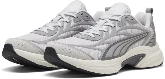 PUMA Softride Escalate Unisex Sneakers - Feather Gray-Gray Echo-Puma Aged Silver-Warm White