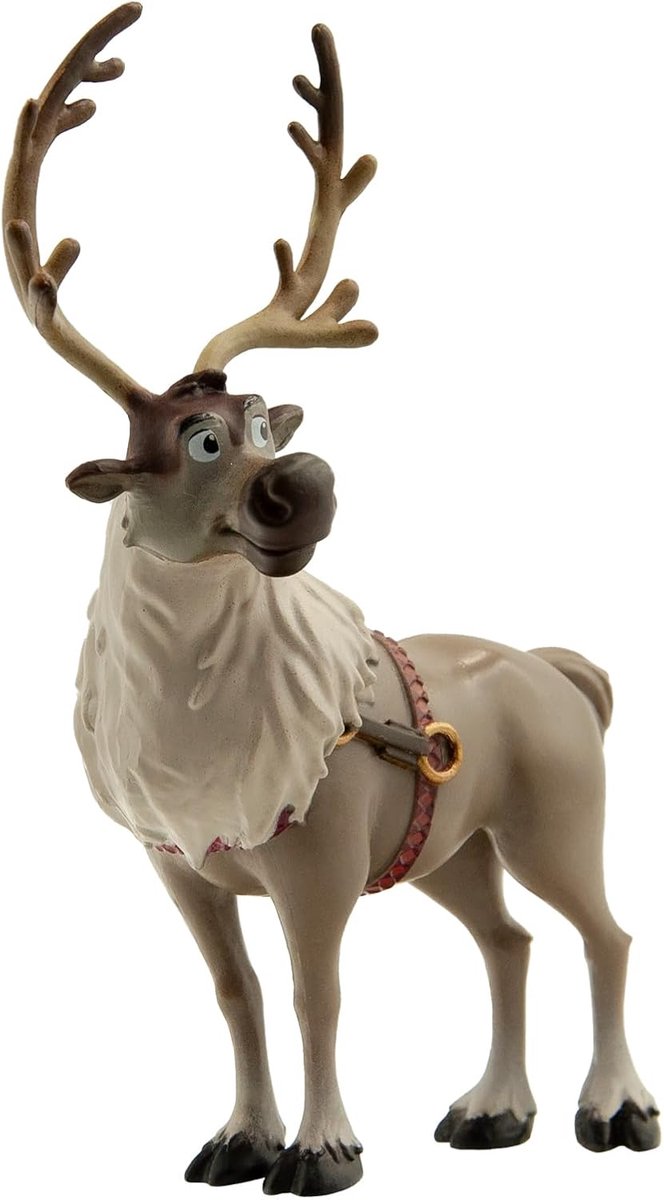 Bullyland 13514 – Speelfiguur en verzamelfiguur Sven uit Disney Frozen 2 – ca. 12 cm – levensecht en detailrijk vormgegeven – ideaal als taartfiguur en klein cadeautje voor kinderen vanaf 3 jaar.