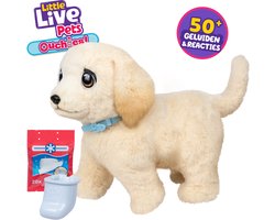 Product afbeelding van Little Live Pets - Ouchies Puppy Cooper - Interactieve knuffel