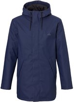Parka urbaine NOMAD® pour hommes | M | Bleu foncé | Veste rembourrée | Étanche 20 000 mm | Veste/imperméable de mi-saison de haute qualité avec capuche
