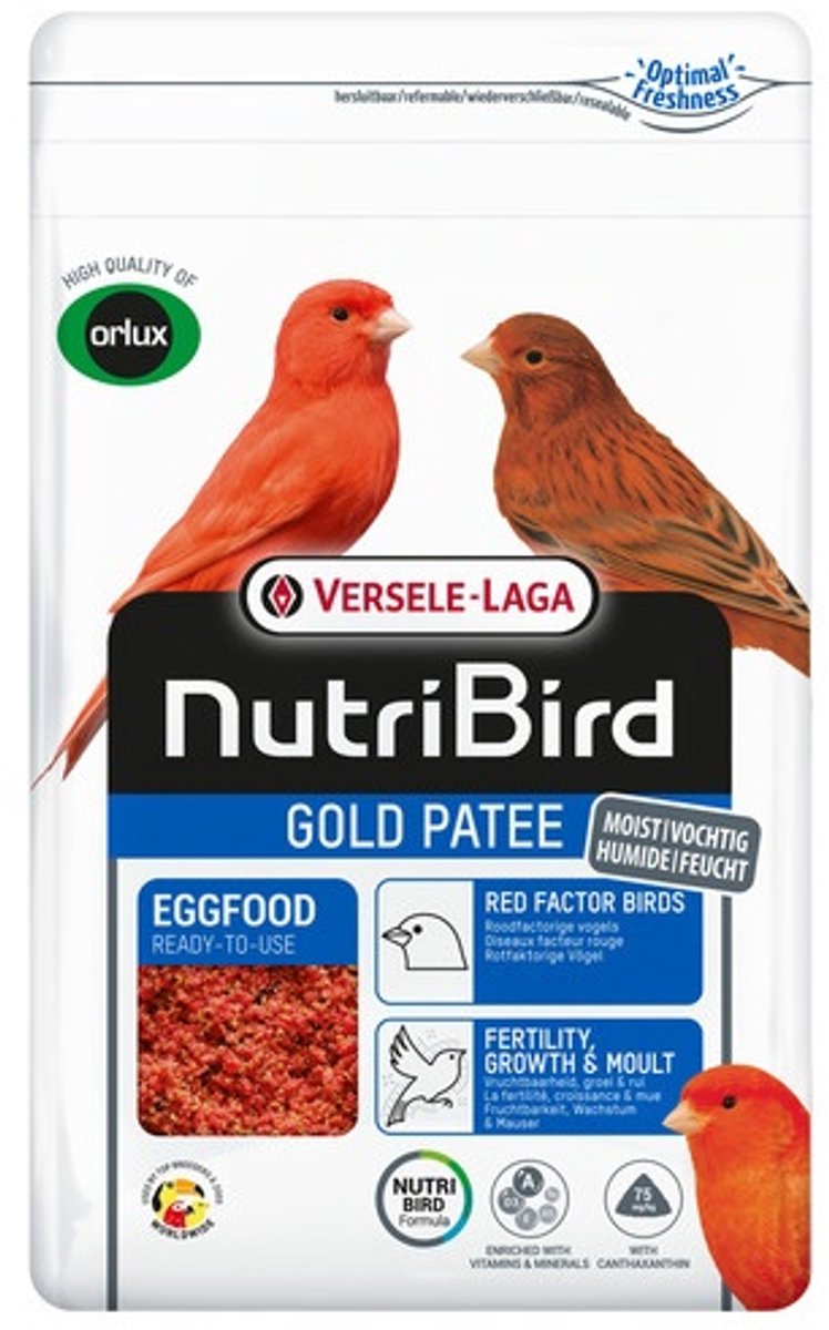 Versele-Laga Orlux Gold Patee Rood - Vogelvoer - 1 kg