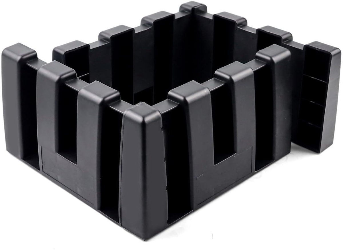 IMPERATORIS® Kofferbak Organizer - Auto Opbergtas - Opvouwbare Tas voor Boodschappen en Gereedschap - Anti-slip Bodem - Veel Opbergruimte - 2 Stuks - Zwart - ‎19 x 3 x 10 cm