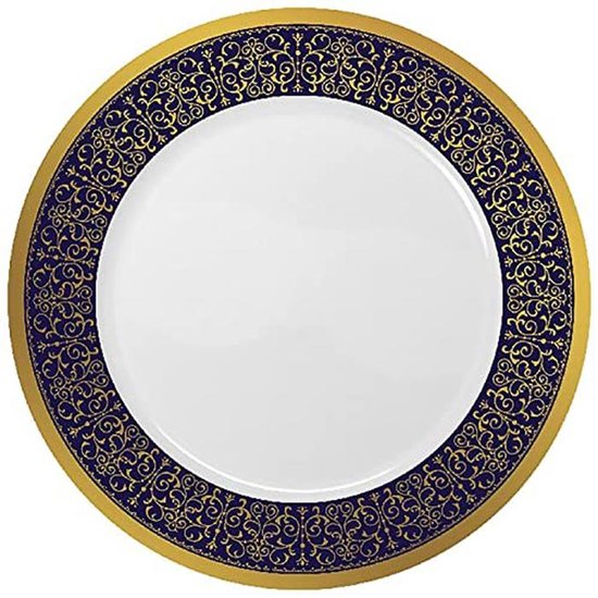 Decorline Combo Luxe-Collectie, premium herbruikbare 2-delige bordenset