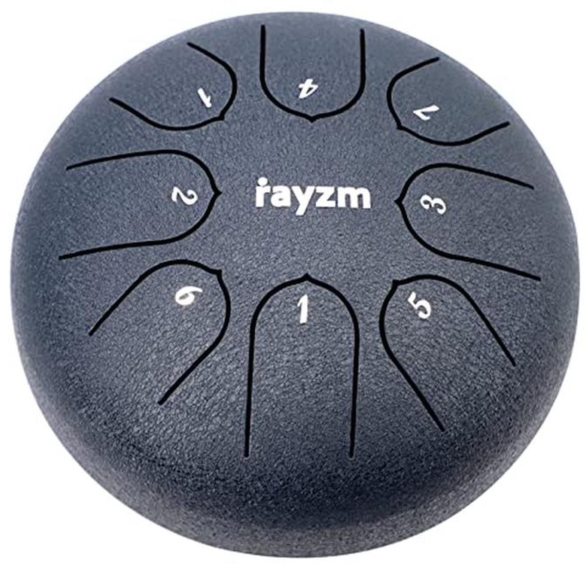 Draagbare Stalen Tongdrum - 15,2 cm, 8 Tonen in C-schaal, Perfect voor Beginners en Kinderen