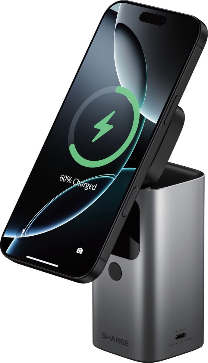 SHARGE StangMag 15000 mAh Qi2 Powerbank 100W