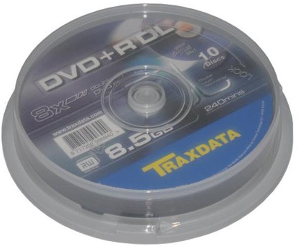 10 STK. DVD+R DL 8,5GB 8X in Cake
