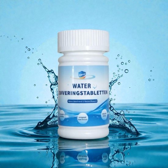 Waterzuiveringstabletten 100 stuks — Drinkwater Tabletten voor Camping, Reizen & Noodgevallen. — afbeelding 2