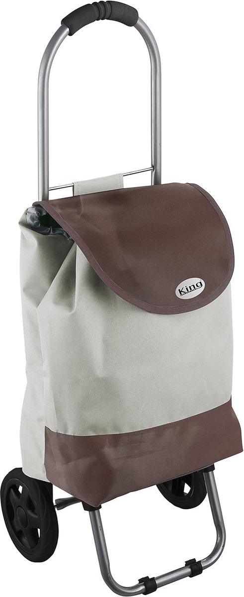 Boodschappentrolley Beige Twee-Tone