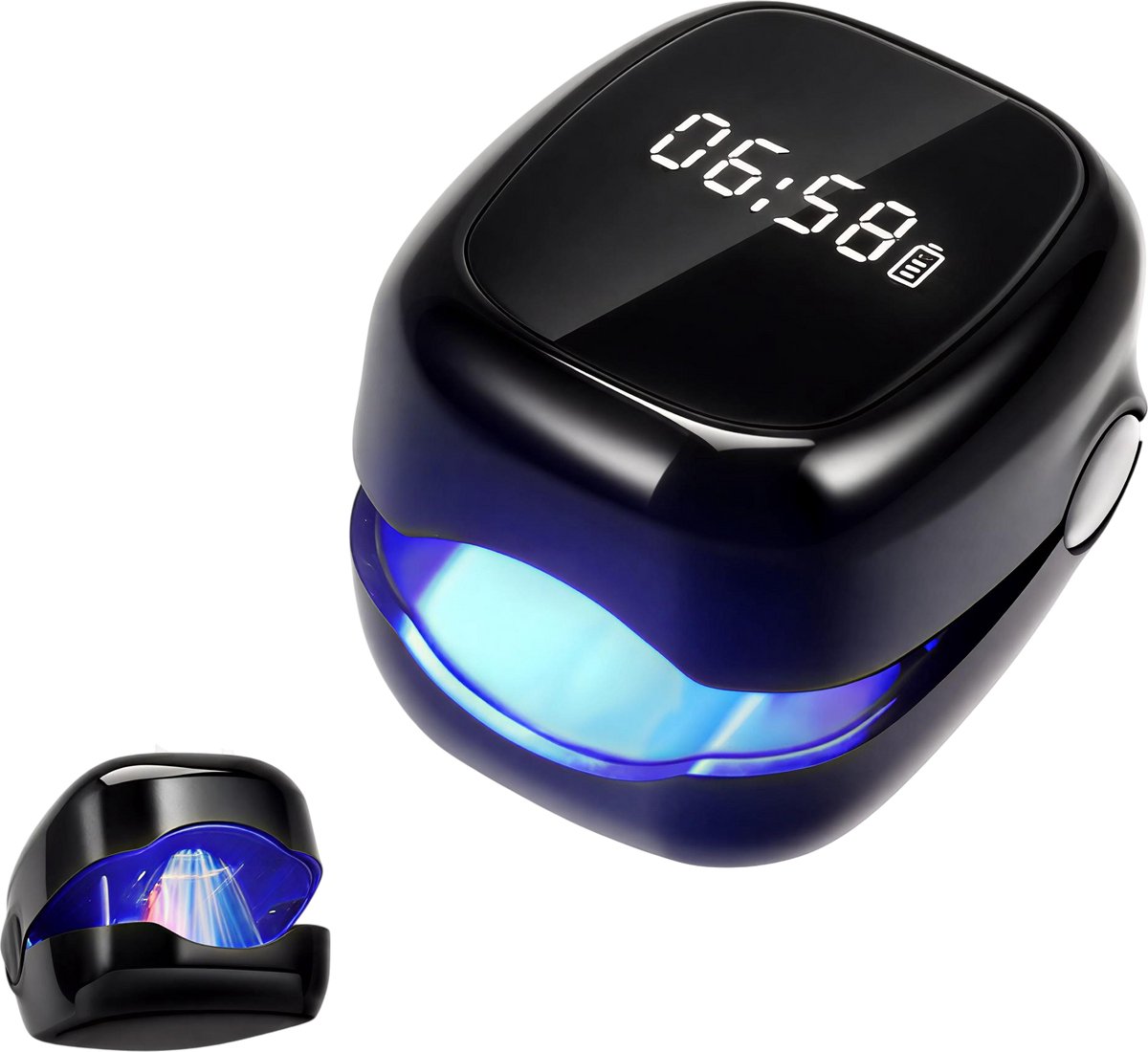 LED en Infrarood Nagelverzorging Apparaat – 905 nm Infrarood & 470 nm Blauw Licht – USB Oplaadbaar – Voor Hygiënische Nagelverzorging Thuis & Salon