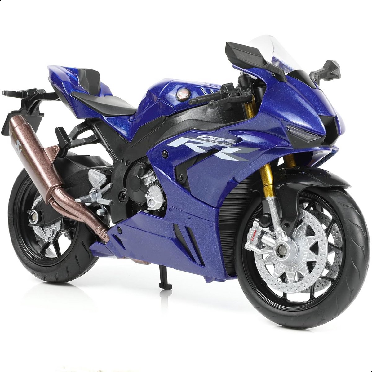 1:12 Motorfiets Model van Legering - Diecast Minibike Speelgoed in Blauw