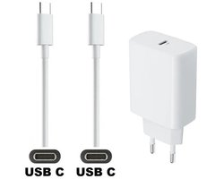 OneOne 20W snellader + 1,5m sterke USB C naar C kabel. PD lader. Oplader adapter past op Google Pixel 7, 7 Pro, 8, 8a, 8 Pro, 9, 9 Pro, 9 Pro XL, 9 Fold, 10, 10 Pro, 10 Pro XL, 10 Fold, C, XL