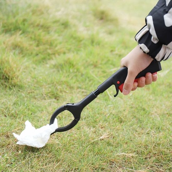 Set Van 2 Korte Grijpers - 30 cm Bladraper & Afvalverzamelaar - Praktisch Hulpmiddel Bij Beperking, Tuinieren of Dagelijks Huishouden — afbeelding 2