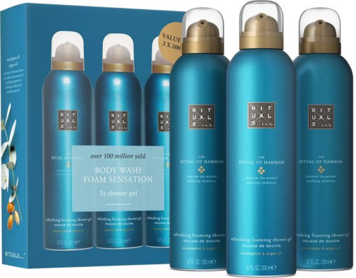 Rituals - Hammam - Shower gel Value Set 3x200 ml