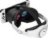 VR-headset voor Nintendo Switch met Super Mario Odyssey op het scherm.