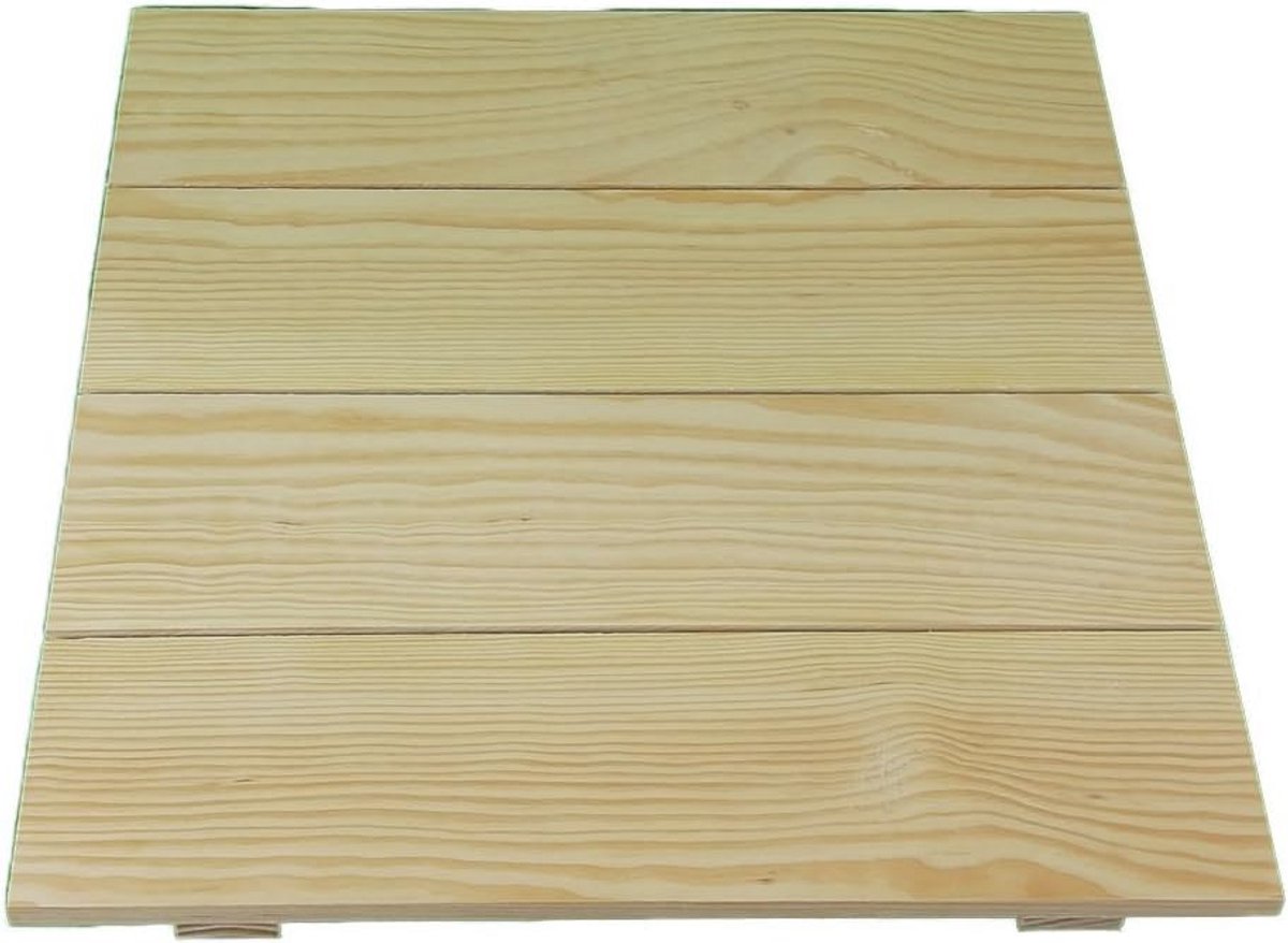 Vierkante Houten Plank 40x40 cm Grenen Onbehandeld - Ideaal voor Knutselen en Schilderen