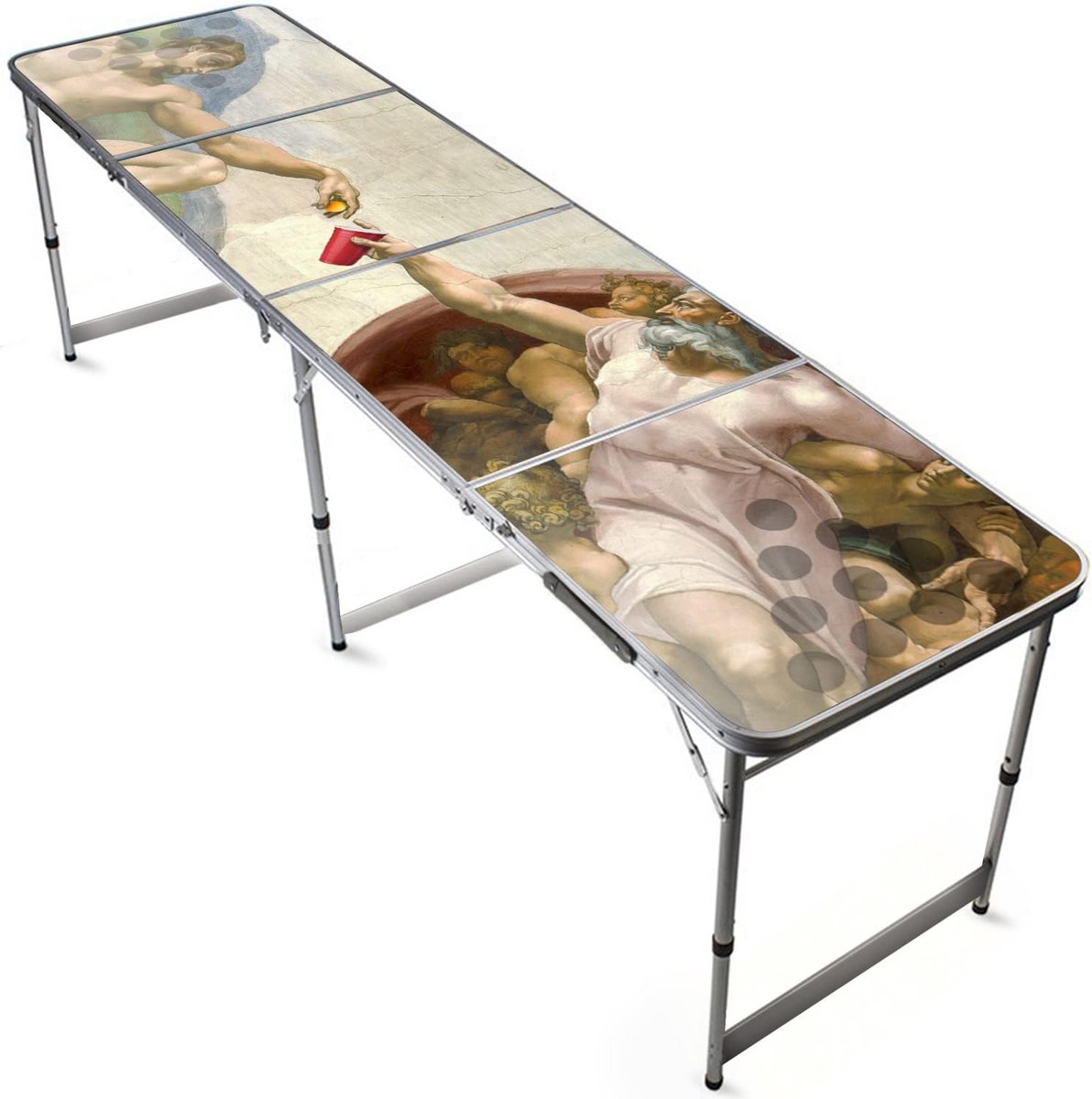 Professionele Bierpongtafel - Officiële Afmetingen - Waterdicht en Krasbestendig Spel