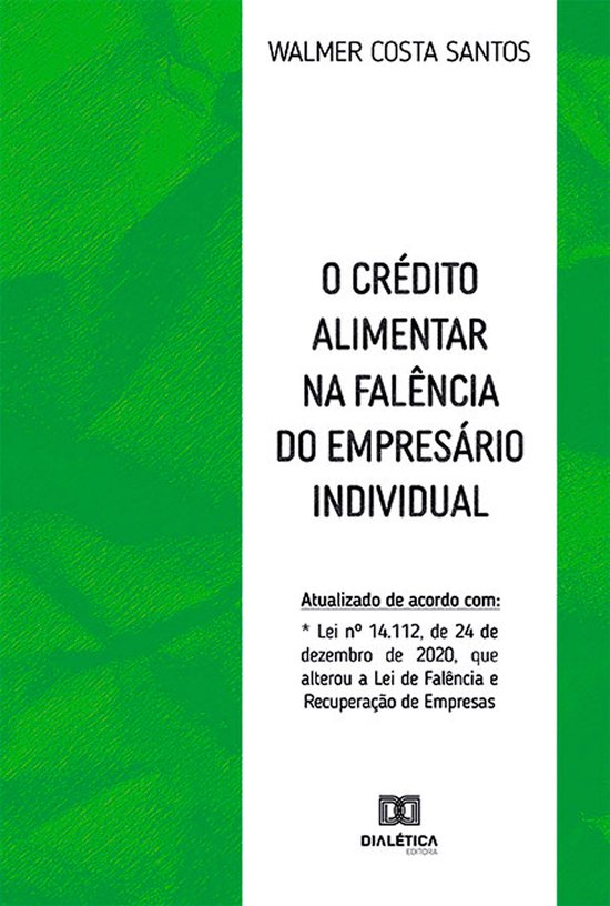 O crédito alimentar na falência do empresário individual - cover