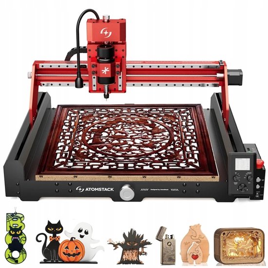 ATOMSTACK C4 PRO 4-as CNC Freesmachine –lasersnijmachine- 200W ...