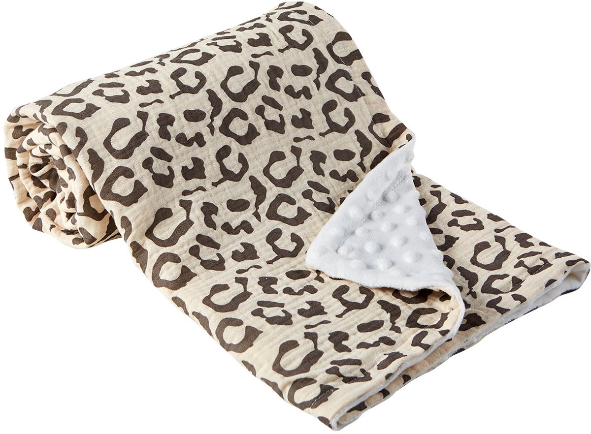 Babydeken - Puur katoenen babydeken - Pasgeboren - Zachte kinderkruipdeken - Peuter katoenen gaas slaapdeken - Unisex - 120 x 100 cm - Stijl J