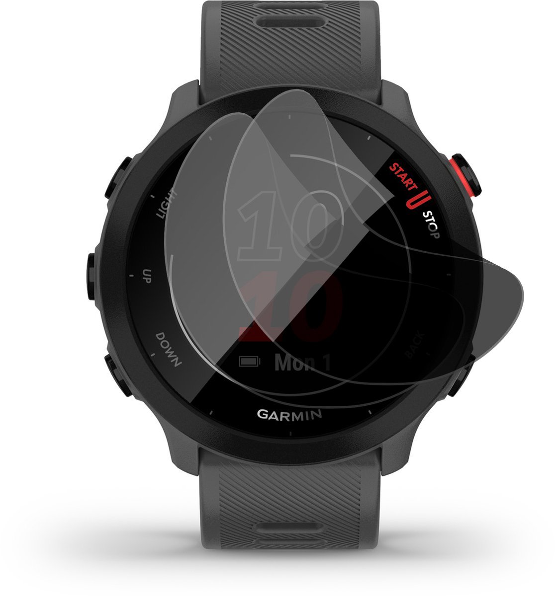 Privacy Screenprotector geschikt voor Garmin Forerunner 55 - 2x FlexGuard Screen Protector